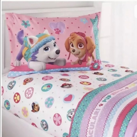 Nickelodeon Other Paw Patrol Girls 4piece Full Bedding Sheet Set